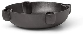 Ferm Living Svietnik Bowl medium, blackened aluminium