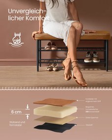 Polica na topánky so sedadlom LSB113K01