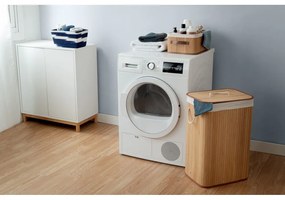 Bambusový kôš na bielizeň v prírodnej farbe 78 l Bamboo – Compactor