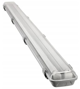 BERGE Hermetické svietidlo 120cm + 2x LED trubica - neutrálna biela