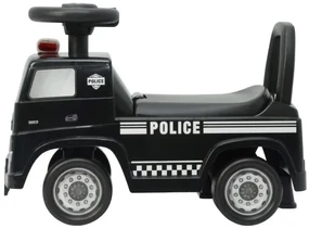 Odrážadlo Mercedes-Benz Actros policajné auto čierne