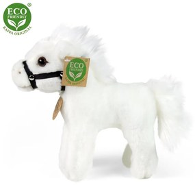 Plyšový kôň biely 20 cm ECO-FRIENDLY