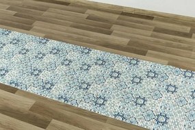 Kúpelňová penová rohož Softy-tex 828 modrá