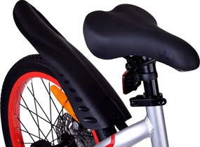 RoyalBaby Detský bicykel 16" Mars, ľahký hliníkový, moderný, strieborný RB16-26