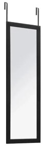 5five - Závesné zrkadlo na dvere CLASSIQUE 110x36 cm čierne