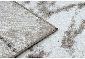 Moderný koberec COZY Lina, geometrický , mramor - Štrukturálny, dve vrstvy rúna, hnedá Veľkosť: 180x270 cm