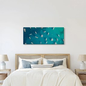 Obraz - Plachetnica (120x50 cm)