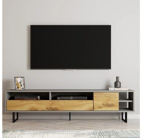 TV stolík/skrinka Lugar (dub sivý). Vlastná spoľahlivá doprava až k Vám domov. 1107995
