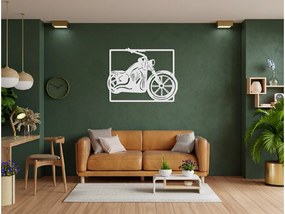 drevko Drevený obraz na stenu Chopper Rozmer obrazu: 32,5 x 42 cm, Farba dekorácie: Čierna