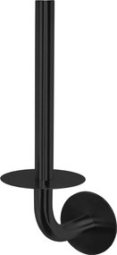 Tutumi Rea, držiak na toaletný papier 3M 322220A, čierna matná, REA-77102