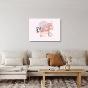 Sklenený obraz - Fialový minimalizmus N⁰3 (70x50 cm)
