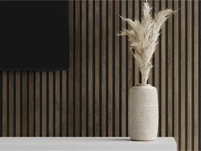 Mexen Lam-F, akustické stenové lamely 275 × 31,5 cm, filc 6 mm, dub espresso, S105-275317-2812-065