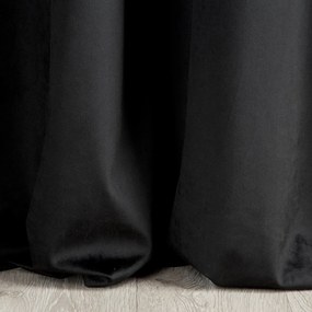 ZATEMŇOVACÍ ZÁVES NA KRÚŽKOCH PIERRE 140X250 CM ČIERNA