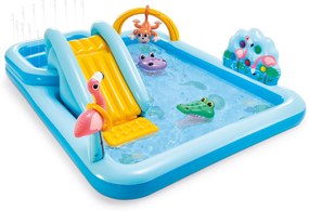 Bazén s vodným ihriskom detská šmýkačka INTEX 57161