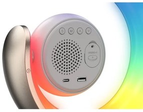 Immax 08981L- LED RGBW stmievateľná stolná lampa s budíkom PEACOCK LED/20W/5V US