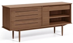 Komoda v dekore orechového dreva Kave Home Carolin