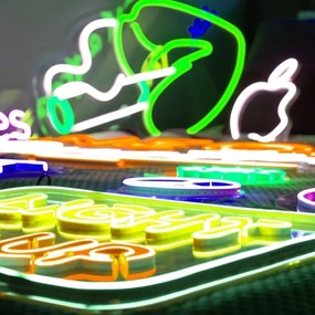 LED Kúpeľňový pásik NEON EKO-FLEX LED/250W/12V IP65 25m oranžová