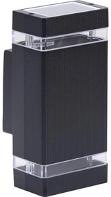 Vonkajšie nástenné svietidlo NIZZA 2xGU10/35W/230V IP65