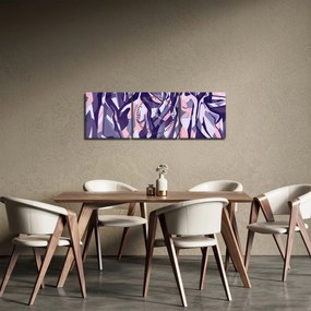 Obraz - Abstraktné ženy (s hodinami) (90x30 cm)
