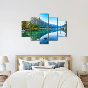 Obraz - Jazero Hintersee (150x105 cm)