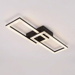 Toolight Toolight, stropné LED svietidlo 610x200 mm, 12W, 4000K, 1000lm, čierna matná, G155-C, OSW-06409