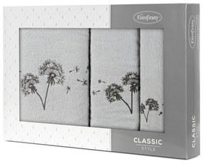 FROTÉ UTERÁK MOLI3 SADA 1KS 30X50 CM, 1KS 50X90 CM, 1KS 70X140 CM STRIEBORNÁ