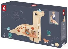 Drevená dinosauria garáž