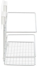 Nástenná polička do sprchy bez nutnosti vŕtania Compactor Shower