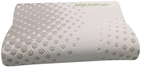DREAMPUR Anatomický vankúš z latexovej peny DREAMPUR® grey dots profilovaný - 40x60 cm
