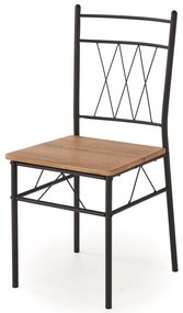 Jídelní set Faust dub přírodní/černý