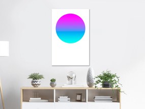 Artgeist Obraz - Colourful Circle (1 Part) Vertical Veľkosť: 20x30, Verzia: Premium Print