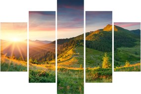 Obraz - Letná krajina (150x105 cm)