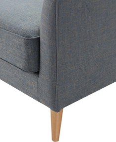 Pohovka Venuste denim blue/brown pre 2 osoby