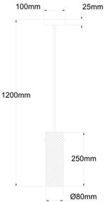 Globo 15775H - Luster na lanku KAROLO 1xE14/40W/230V