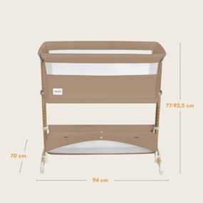 Lionelo - Detská postieľka 5v1 THOMI PLUS béžovo-karamelová