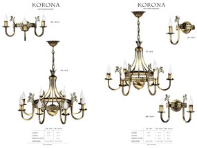 Jupiter 277 - KO 6 - Luster KORONA 6xE14/40W/230V