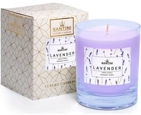 SANTINI Cosmetic Lavender vonná sviečka 200 g