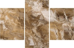 Obraz - Hnedá abstrakcia (90x60 cm)
