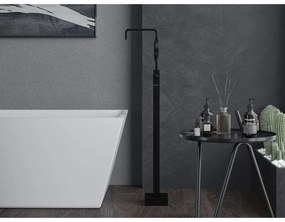 Mexen Avila, voľnostojaca vaňová batéria, čierna, 75833-70