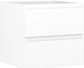 Mexen Orio, kúpeľňová skrinka 50 cm, 2 zásuvky, biela matná, 91A10-05047-2-BFF01