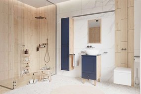 Kúpeľňová zostava NICK modrá + dub artisan
