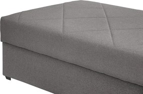 Posteľ Ormea 88x202 cm, šedá látka