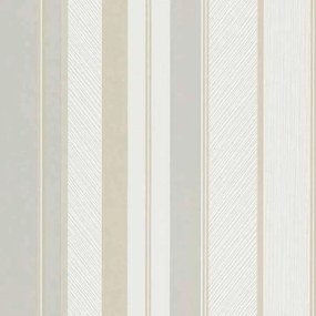 Vliesové tapety na stenu IMPOL Wall We Love 2 10139-31, pruhy štruktúrované sivo-béžovo-biele, rozmer 10,05 m x 0,53 m, Erismann
