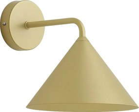 Nástenné svietidlo Capital, 1x zlaté kovové tienidlo, (fi 21cm), g