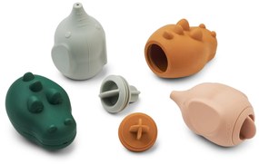 LIEWOOD Zábavná hračka do vaňe Carolina Squeezy Toy – set 4 ks