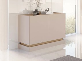 Komoda Arlotekis K120 2D, Farby: púštny piesok / dub cremona