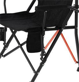 SKLADACIA STOLIČKA PRE TURISTIKU/RYBÁRENIE, ČIERNA, 58 x 58 x 90 CM *6372