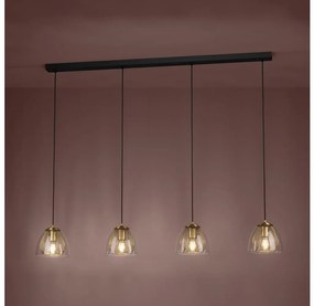 Eglo 390038 - Luster na lanku JAZMINIA 4xE27/40W/230V zlatá