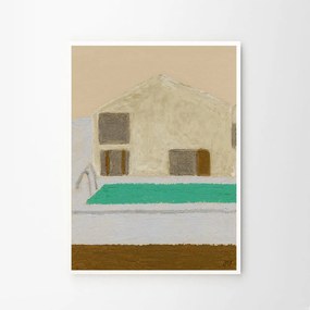 Moikka Plagát Hotel Swimming Pool by Isabelle Vandeplassche 30x40