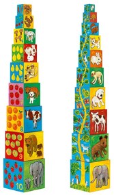 Skladacie kocky pyramída – Moji priatelia